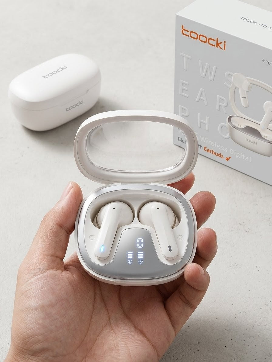 Eoocki Hi-Fi TWS Earbuds – Premium Wireless Earphones with Smart LED Case