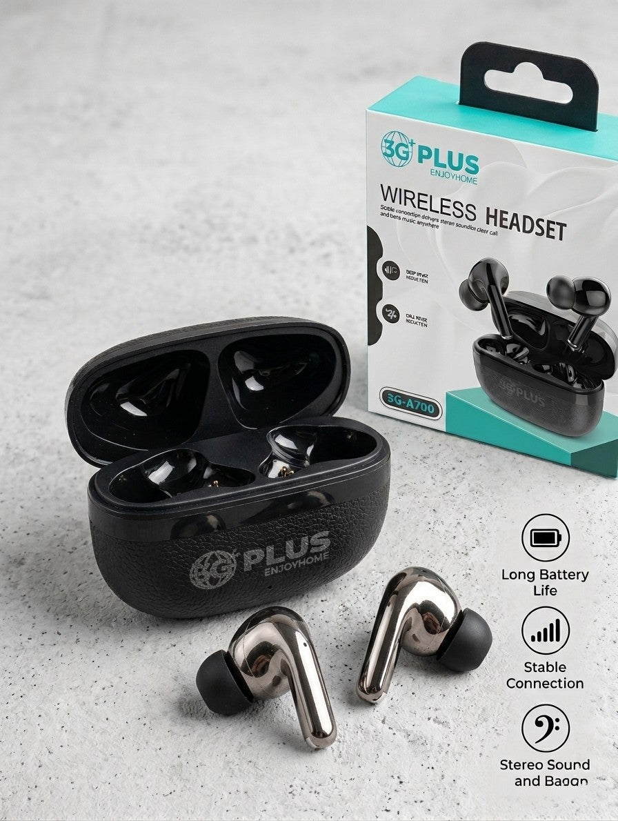 3G Plus SG-A700 TWS Wireless Headset – Deep Bass Stereo Earbuds