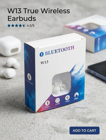 🎧 W13 True Wireless Earbuds