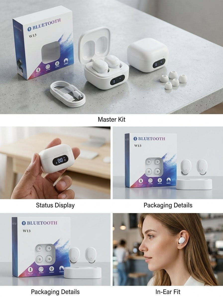 🎧 W13 True Wireless Earbuds